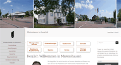 Desktop Screenshot of mastershausen.de