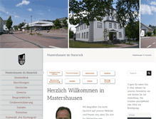 Tablet Screenshot of mastershausen.de